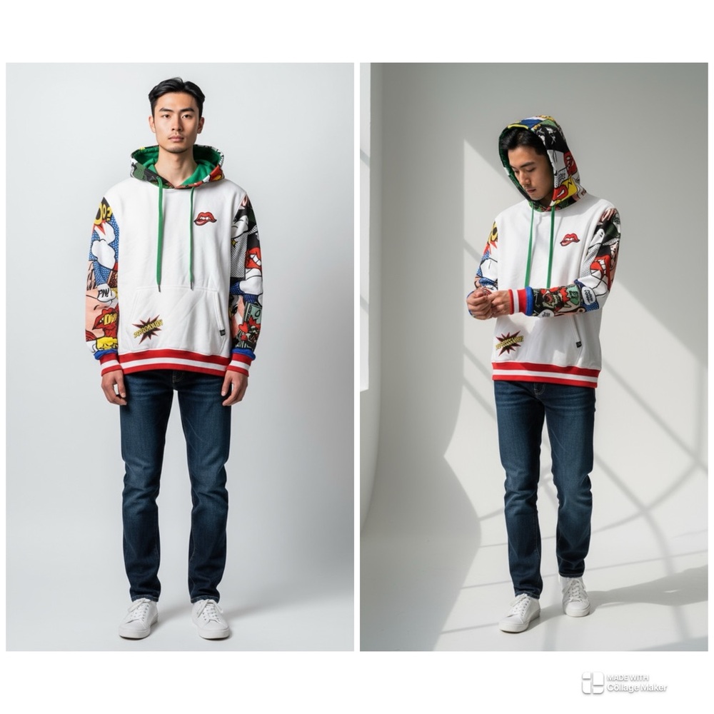 Screenshot Pop Art Hoodie size M